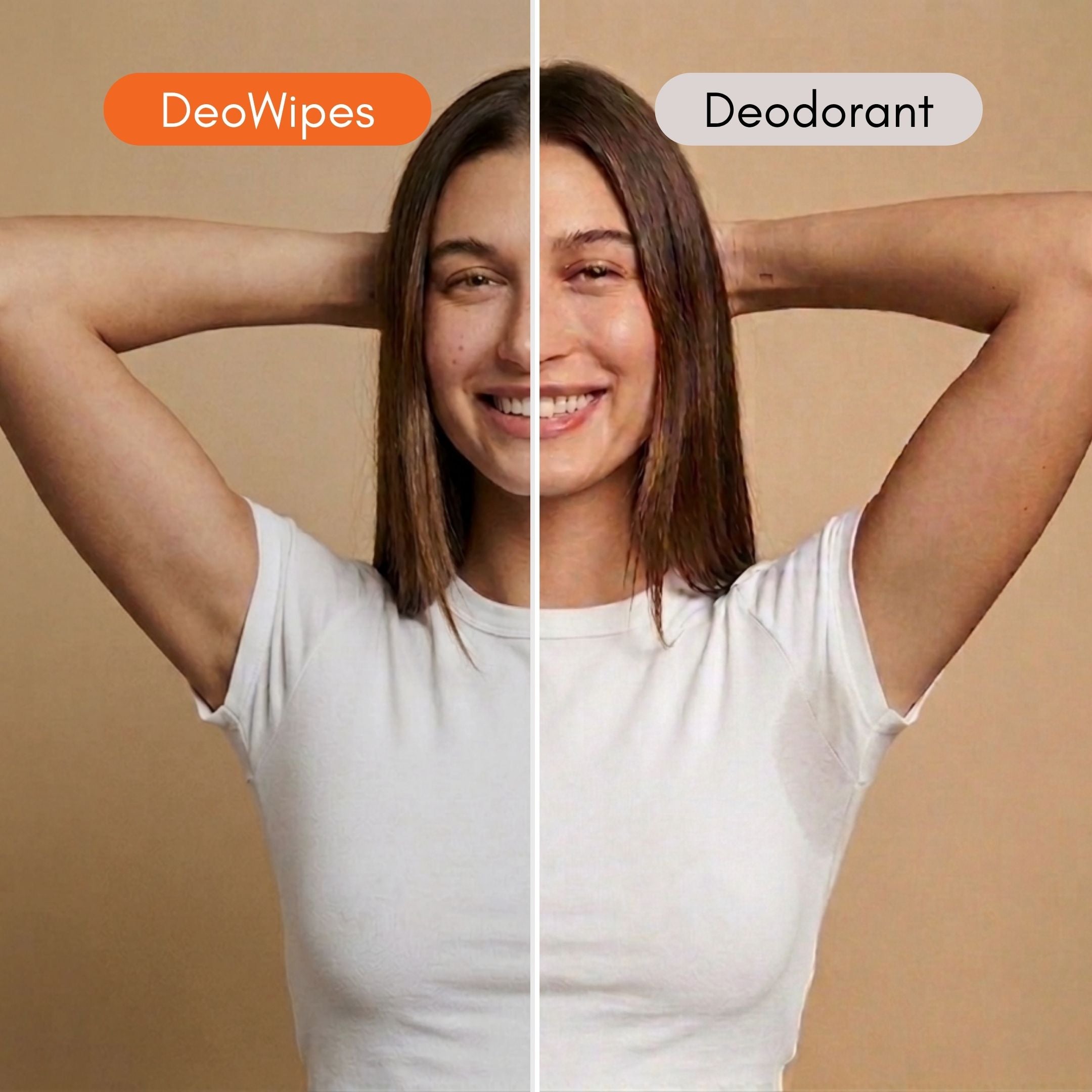 DeoWipes deodorant doekjes met rozengeur